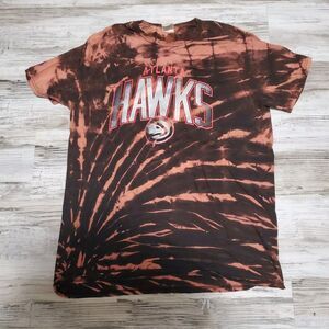 NBA Atlanta Hawks Tye Dye Shirt Mens Size Large Hand Dyed